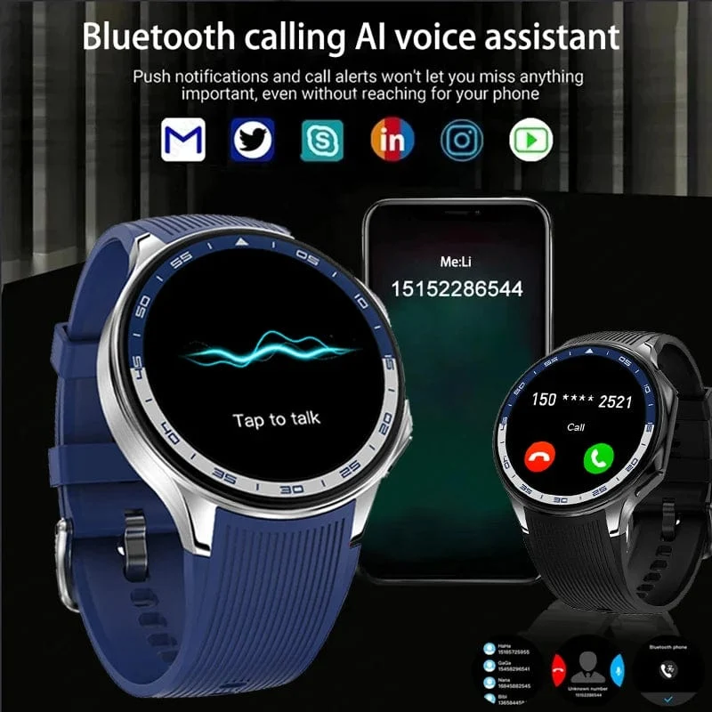 Neu Für OPPO Uhr X Smart Uhr Männer Sport & Fitness Armband 32Gb Große Speicher TWS Kopfhörer Musik Player BT Anruf Smartwatch