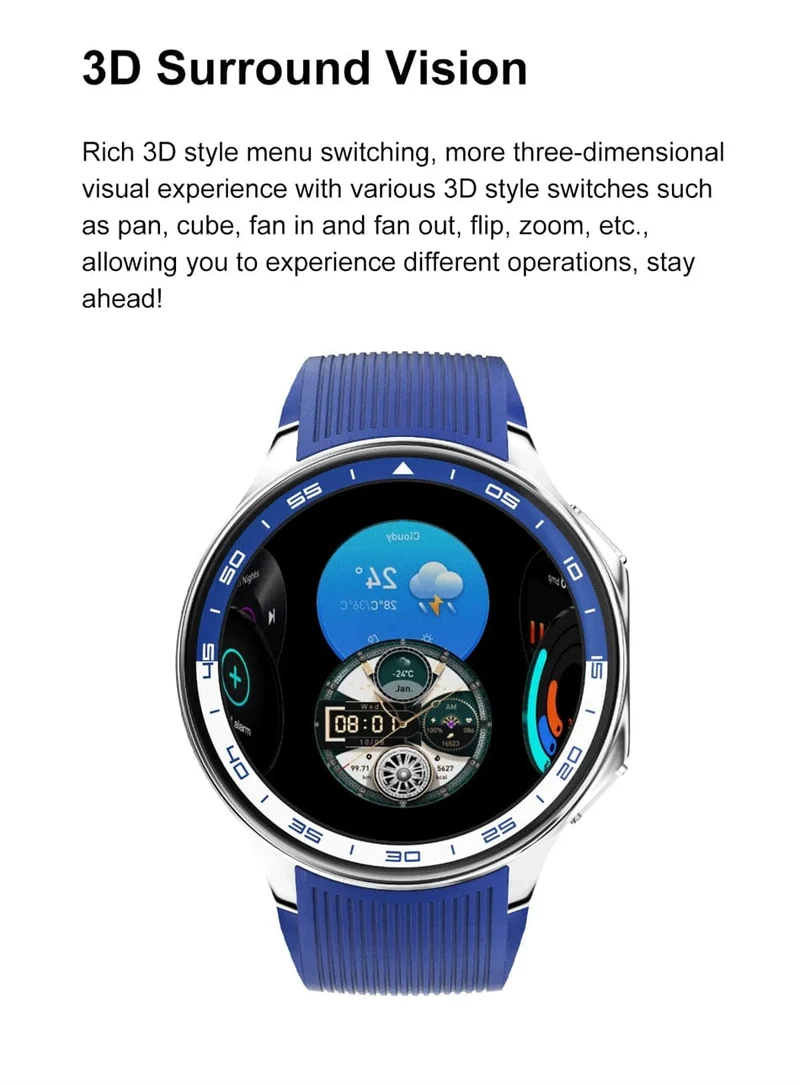 Neu Für OPPO Uhr X Smart Uhr Männer Sport & Fitness Armband 32Gb Große Speicher TWS Kopfhörer Musik Player BT Anruf Smartwatch