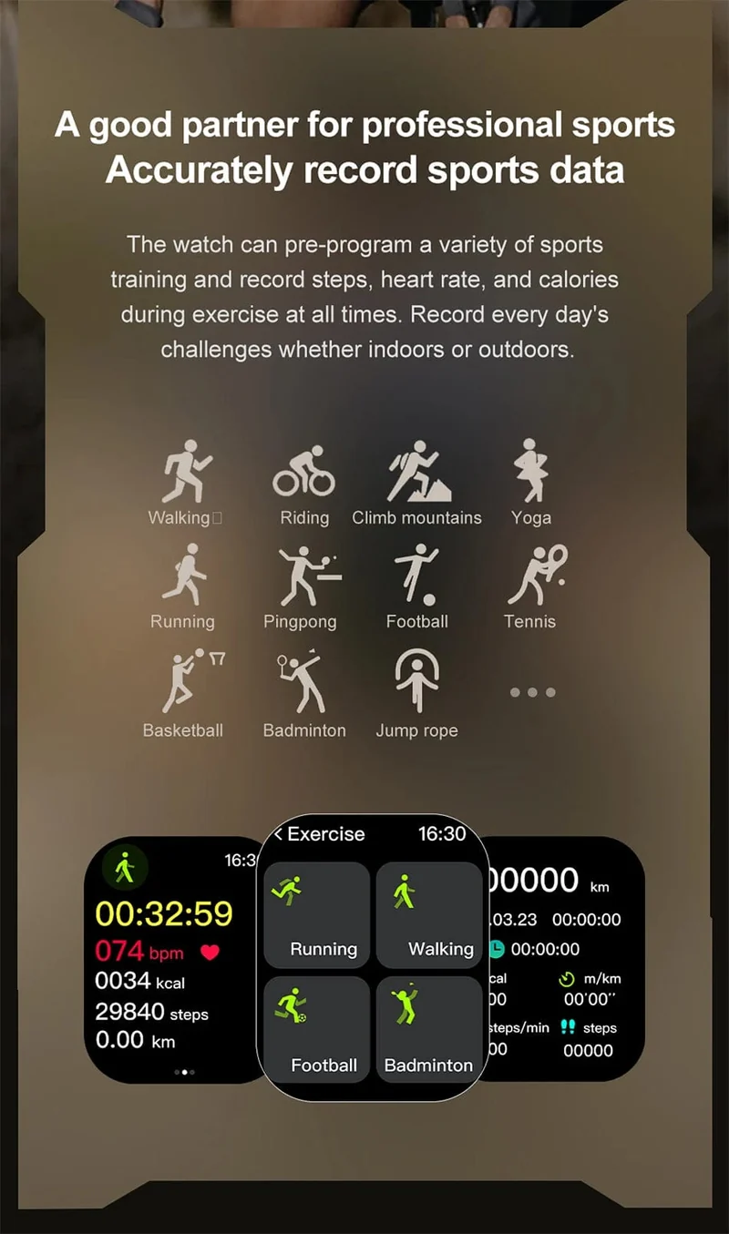 Für Huawei Xiaomi NFC Smart Watch Männer AMOLED HD Bildschirm Herzfrequenz Gesundheitstracker Bluetooth Anruf IP68 Wasserdichte Smartwatch 2024