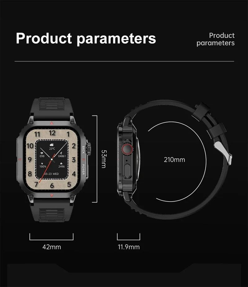 Für Huawei Xiaomi NFC Smart Watch Männer AMOLED HD Bildschirm Herzfrequenz Gesundheitstracker Bluetooth Anruf IP68 Wasserdichte Smartwatch 2024