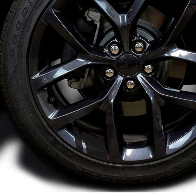 6 Stück Autoaufkleber, reflektierende Radnabenaufkleber, widerstandsfähige Abdeckung, Außenzubehör, Autodekor, Autoaufkleber für Dodge Chrysler Jeep