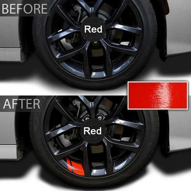 6 Stück Autoaufkleber, reflektierende Radnabenaufkleber, widerstandsfähige Abdeckung, Außenzubehör, Autodekor, Autoaufkleber für Dodge Chrysler Jeep