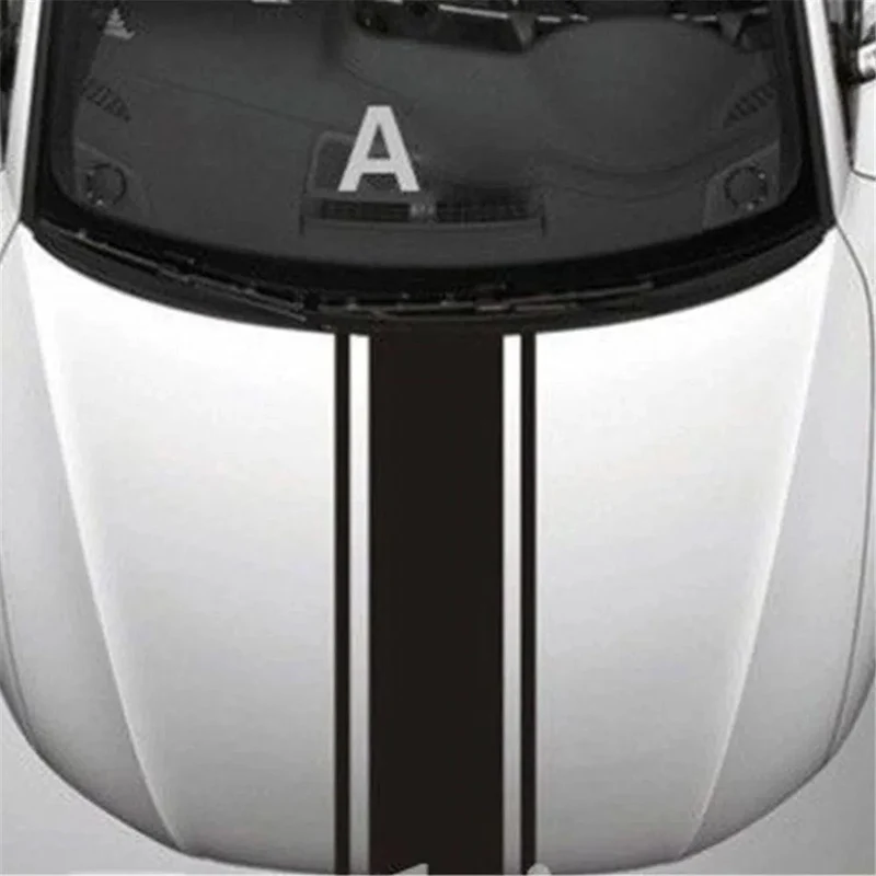 Motorhauben-Autoaufkleber, personalisierte Streifenaufkleber, modifizierter Karosserieaufkleber, heiß verkauftes Autozubehör, Dekoration, Abdeckfolie