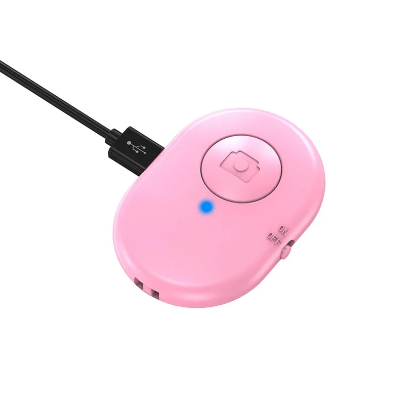 Drahtlose Fernbedienungstaste Wiederaufladbarer Bluetooth-Kompatibler Selbstauslöser Selfie Stick Auslöser Für IOS Android