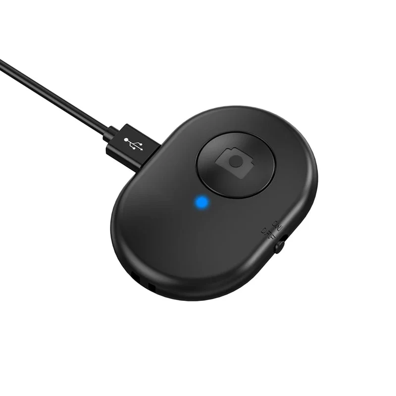Drahtlose Fernbedienungstaste Wiederaufladbarer Bluetooth-Kompatibler Selbstauslöser Selfie Stick Auslöser Für IOS Android