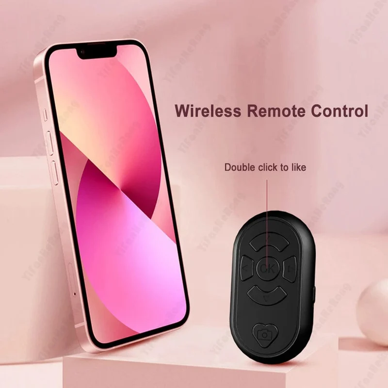 Bluetooth-kompatibel Drahtlose Fernbedienung Telefon Selfie Video Controller Für Android Ios Remote Taste Wiederaufladbare Typ-C