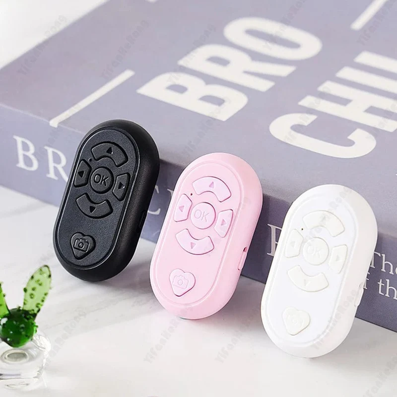 Bluetooth-kompatibel Drahtlose Fernbedienung Telefon Selfie Video Controller Für Android Ios Remote Taste Wiederaufladbare Typ-C