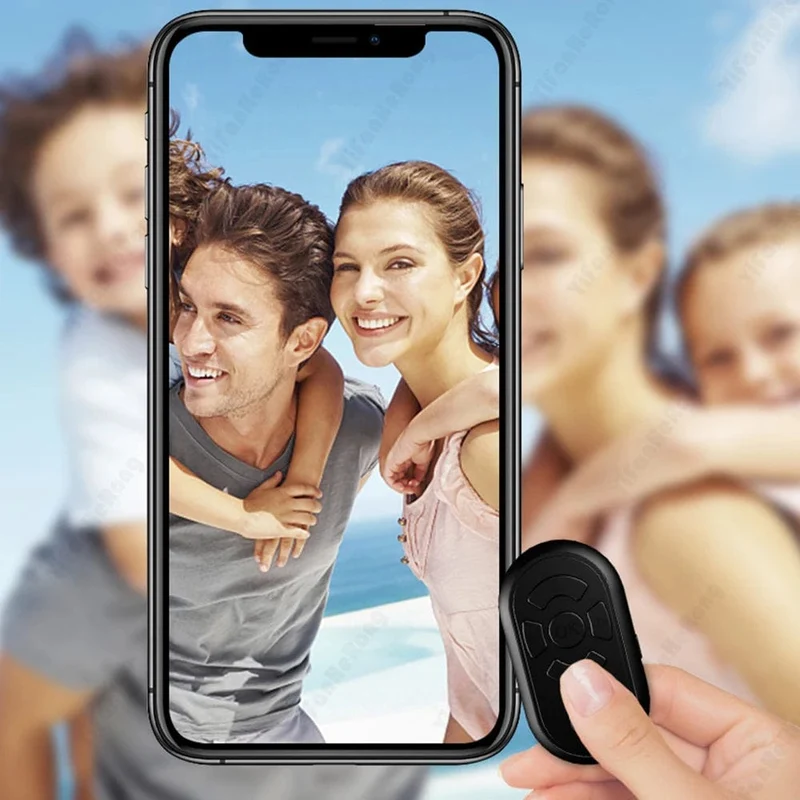 Bluetooth-kompatibel Drahtlose Fernbedienung Telefon Selfie Video Controller Für Android Ios Remote Taste Wiederaufladbare Typ-C