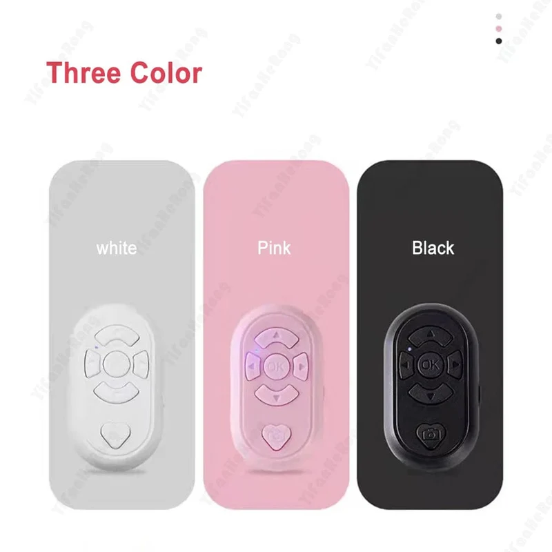 Bluetooth-kompatibel Drahtlose Fernbedienung Telefon Selfie Video Controller Für Android Ios Remote Taste Wiederaufladbare Typ-C