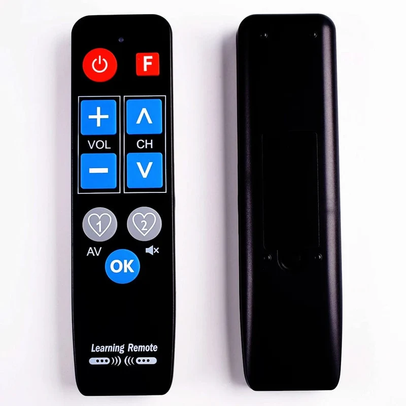 IR Lernen Universal Fernbedienung für TV-BOX DVD STB VCR HIFI TV Heizung, 9 große tasten Lernen Controller