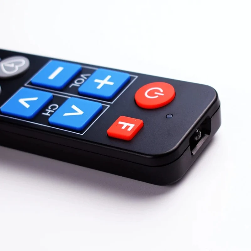 IR Lernen Universal Fernbedienung für TV-BOX DVD STB VCR HIFI TV Heizung, 9 große tasten Lernen Controller