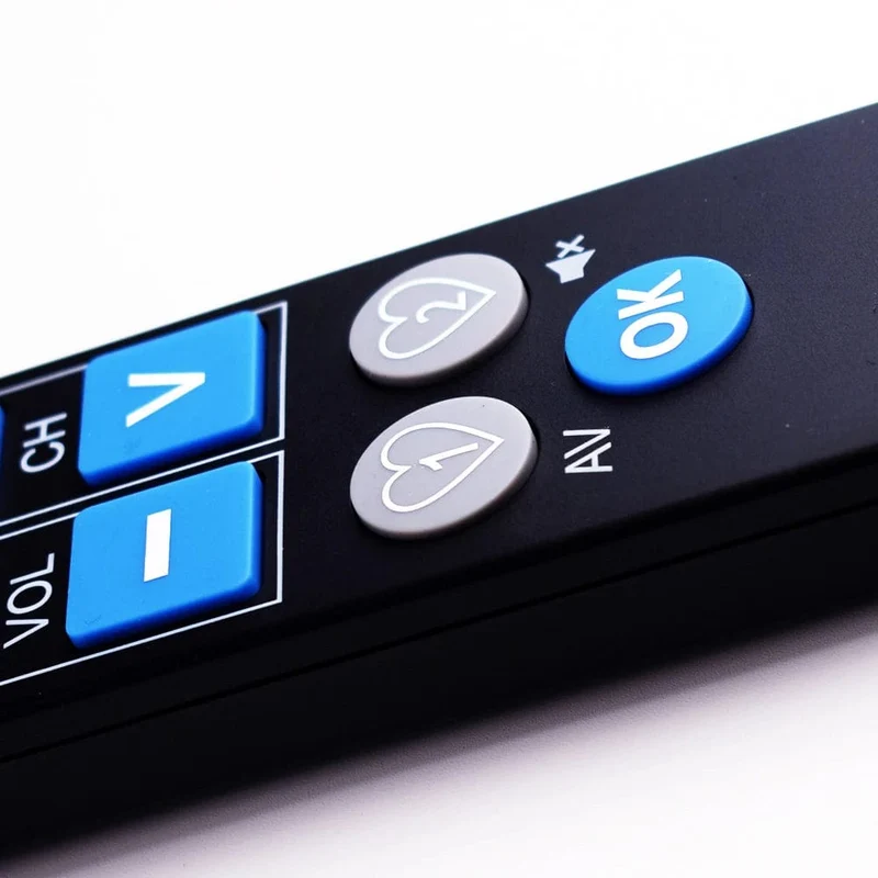 IR Lernen Universal Fernbedienung für TV-BOX DVD STB VCR HIFI TV Heizung, 9 große tasten Lernen Controller