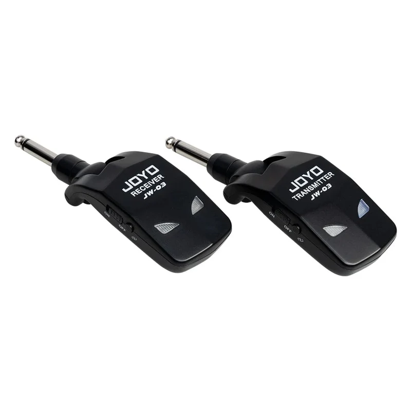 JOYO JW-03 Drahtloses Gitarrensystem, 2.4 GHz, 4 Kanäle, drahtloser Gitarrensender und -empfänger für E-Gitarren-Bassverstärker