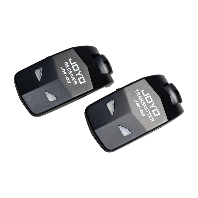 JOYO JW-03 Drahtloses Gitarrensystem, 2.4 GHz, 4 Kanäle, drahtloser Gitarrensender und -empfänger für E-Gitarren-Bassverstärker