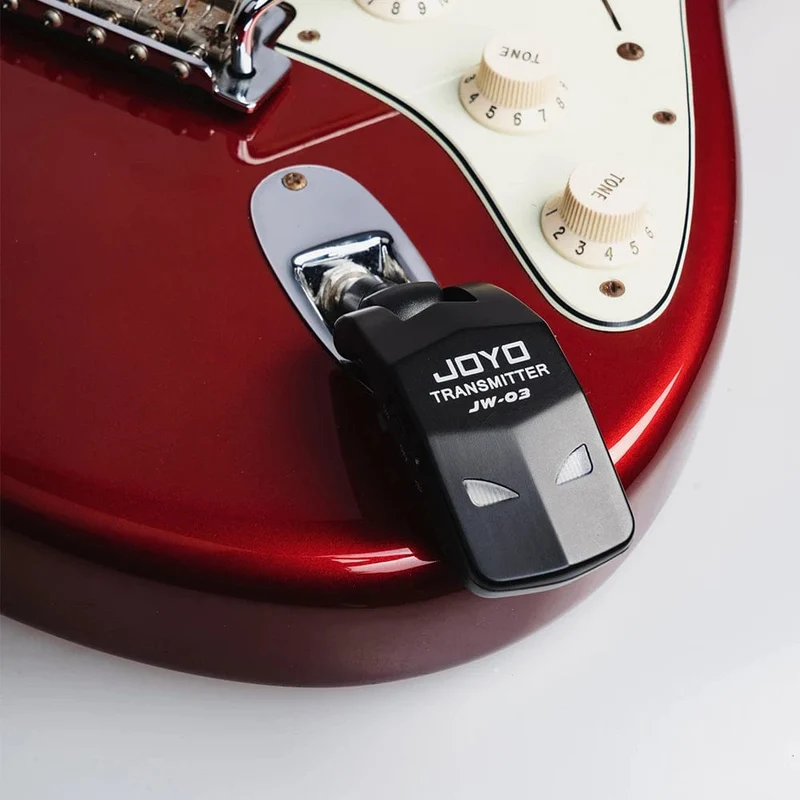 JOYO JW-03 Drahtloses Gitarrensystem, 2.4 GHz, 4 Kanäle, drahtloser Gitarrensender und -empfänger für E-Gitarren-Bassverstärker
