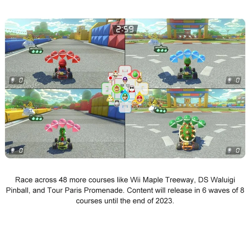 Mario Kart 8 Deluxe Bundle (Spiel + Booster Course Pass) Nintendo Switch Spielangebote 100 % originale physische Spielkarte für Switch