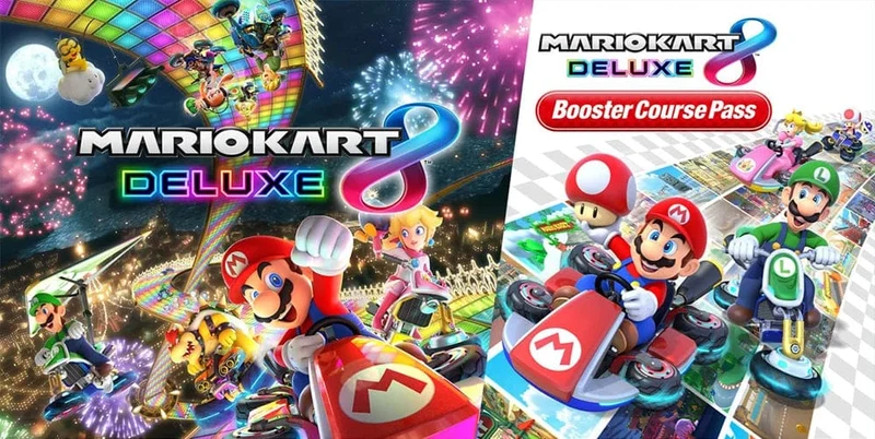 Mario Kart 8 Deluxe Bundle (Spiel + Booster Course Pass) Nintendo Switch Spielangebote 100 % originale physische Spielkarte für Switch