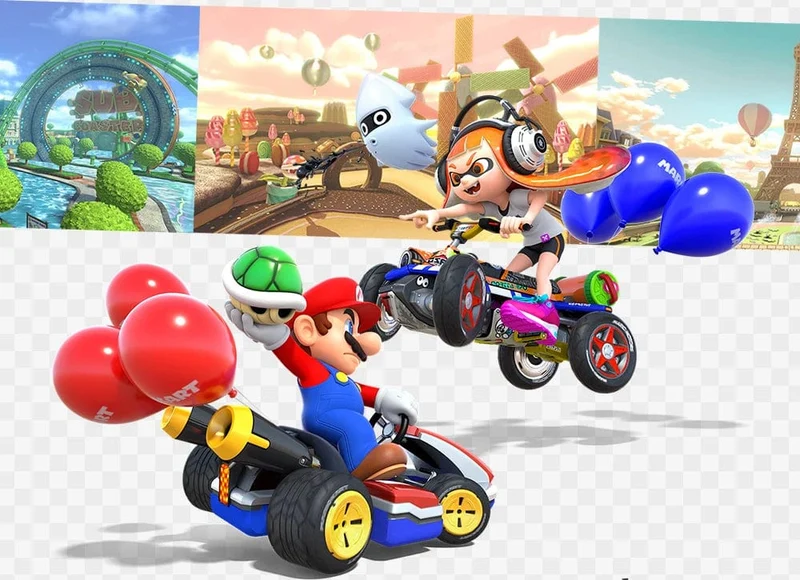 Mario Kart 8 Deluxe Bundle (Spiel + Booster Course Pass) Nintendo Switch Spielangebote 100 % originale physische Spielkarte für Switch