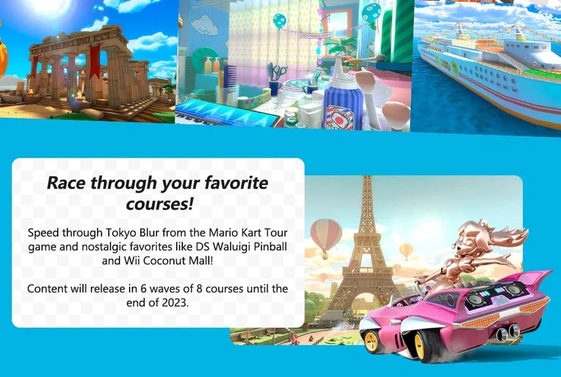 Mario Kart 8 Deluxe Bundle (Spiel + Booster Course Pass) Nintendo Switch Spielangebote 100 % originale physische Spielkarte für Switch