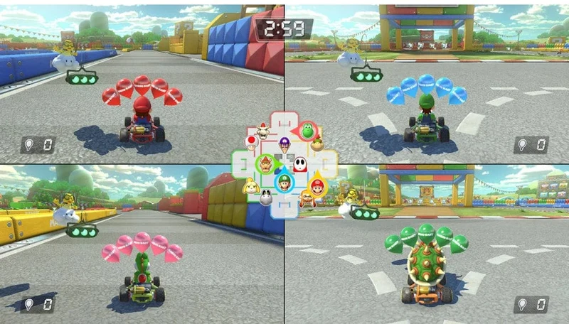 Mario Kart 8 Deluxe Bundle (Spiel + Booster Course Pass) Nintendo Switch Spielangebote 100 % originale physische Spielkarte für Switch