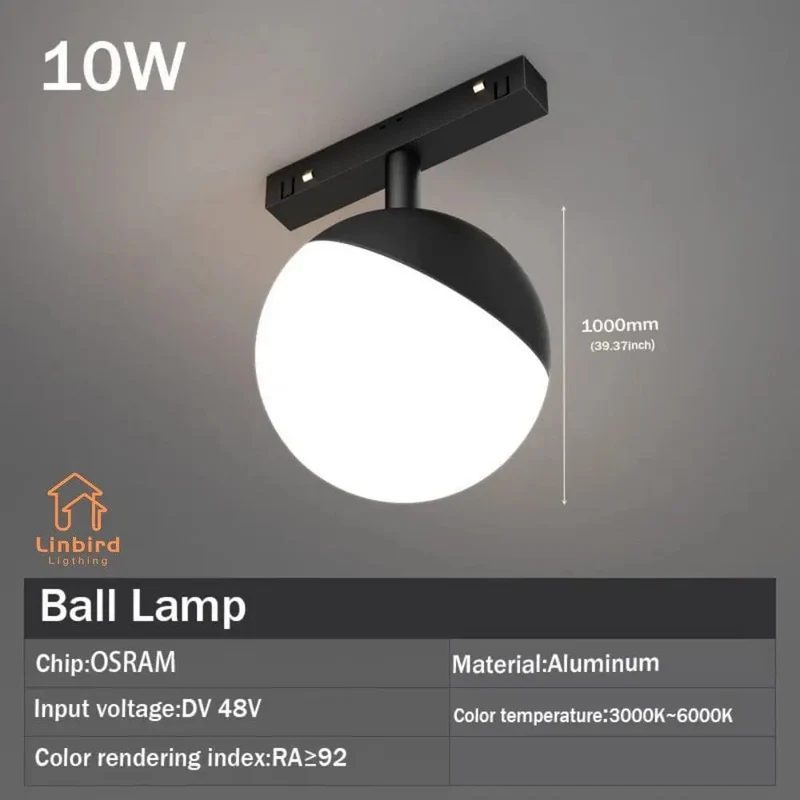 Smart Magnetische Schiene Licht System Moderne Flexible Leuchte LED Strahler DC48V Decke Innen Licht Smart Home Lampe Wohnzimmer