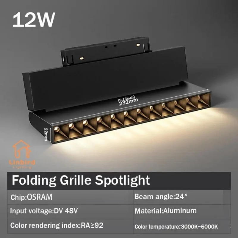 Smart Magnetische Schiene Licht System Moderne Flexible Leuchte LED Strahler DC48V Decke Innen Licht Smart Home Lampe Wohnzimmer