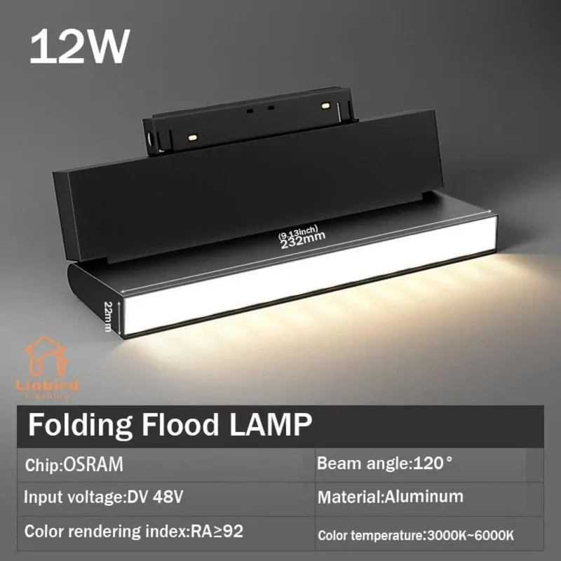 Smart Magnetische Schiene Licht System Moderne Flexible Leuchte LED Strahler DC48V Decke Innen Licht Smart Home Lampe Wohnzimmer