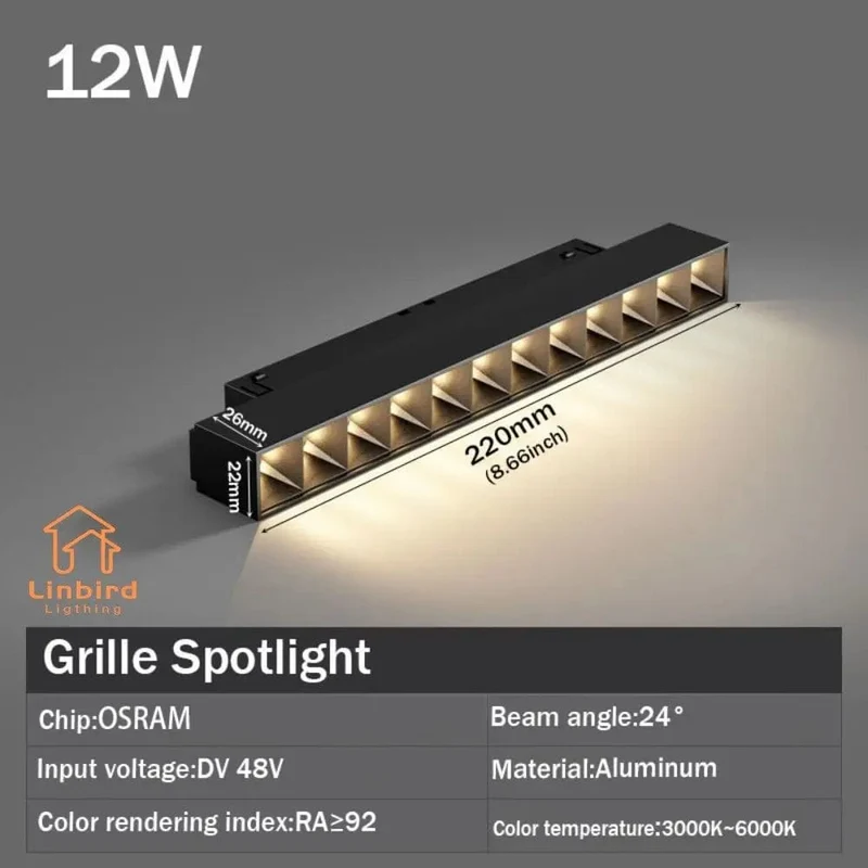 Smart Magnetische Schiene Licht System Moderne Flexible Leuchte LED Strahler DC48V Decke Innen Licht Smart Home Lampe Wohnzimmer