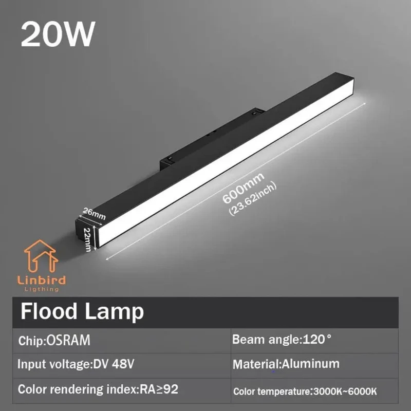 Smart Magnetische Schiene Licht System Moderne Flexible Leuchte LED Strahler DC48V Decke Innen Licht Smart Home Lampe Wohnzimmer