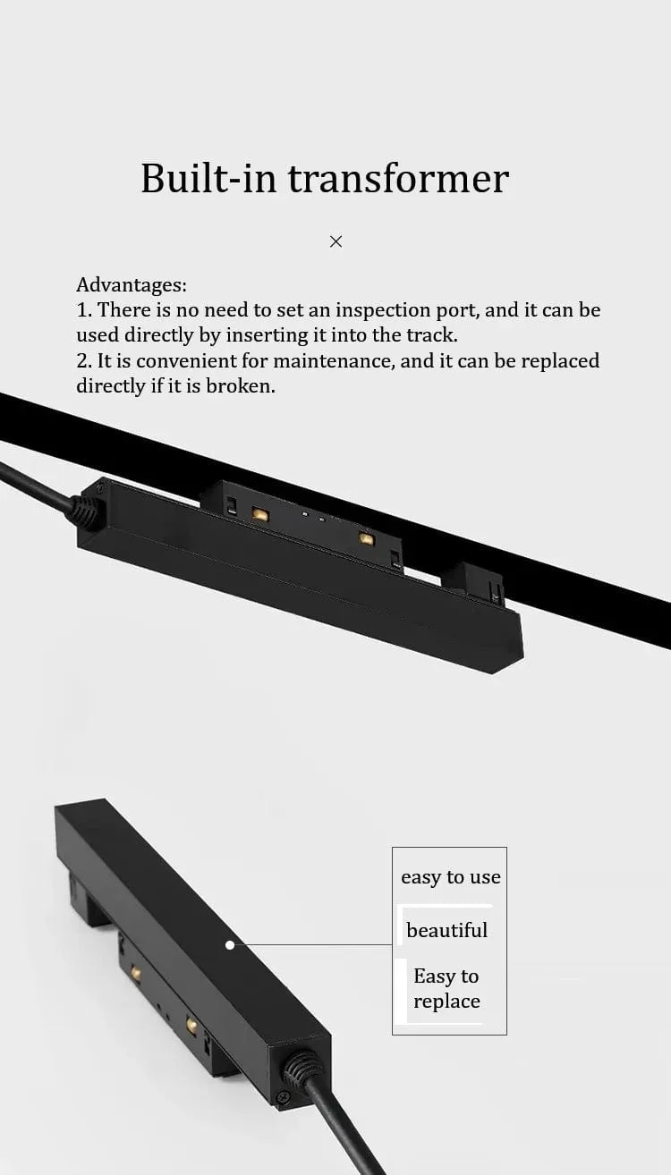 Smart Magnetische Schiene Licht System Moderne Flexible Leuchte LED Strahler DC48V Decke Innen Licht Smart Home Lampe Wohnzimmer