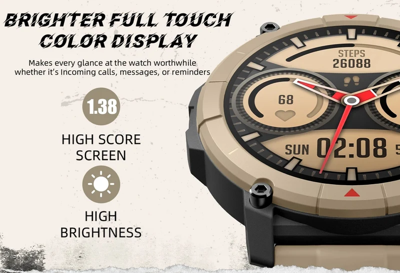 [Weltpremiere] MASX Oasis X Premium GPS Smart Watch Alexa Eingebautes GPS Hi-Fi Bluetooth Telefonanrufe Militärqualität Sportuhr