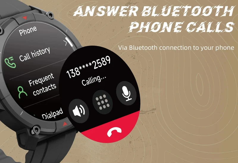 [Weltpremiere] MASX Oasis X Premium GPS Smart Watch Alexa Eingebautes GPS Hi-Fi Bluetooth Telefonanrufe Militärqualität Sportuhr