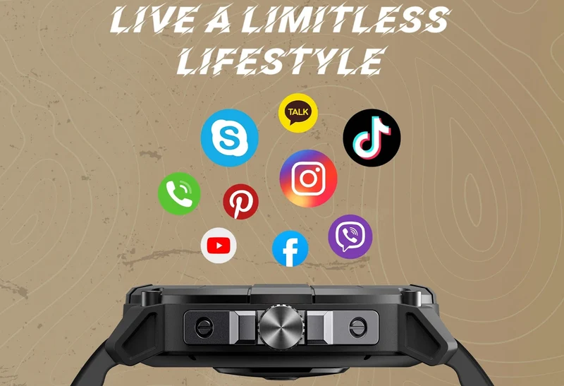 [Weltpremiere] MASX Oasis X Premium GPS Smart Watch Alexa Eingebautes GPS Hi-Fi Bluetooth Telefonanrufe Militärqualität Sportuhr