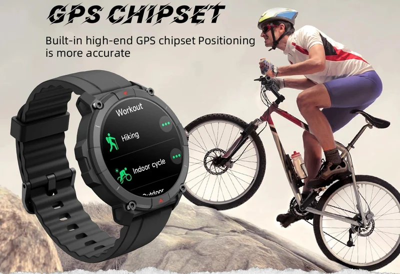 [Weltpremiere] MASX Oasis X Premium GPS Smart Watch Alexa Eingebautes GPS Hi-Fi Bluetooth Telefonanrufe Militärqualität Sportuhr