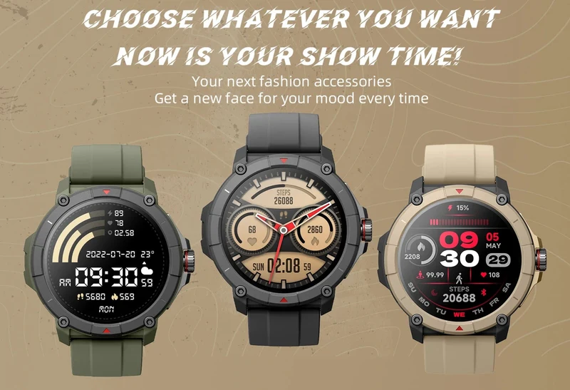 [Weltpremiere] MASX Oasis X Premium GPS Smart Watch Alexa Eingebautes GPS Hi-Fi Bluetooth Telefonanrufe Militärqualität Sportuhr