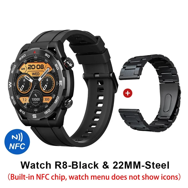 HAYLOU Watch R8 Smartwatch 1.43 Zoll AMOLED HD-Display Smartwatch Bluetooth-Anruf- und Sprachassistent Multi-Grade Robustheitsuhr
