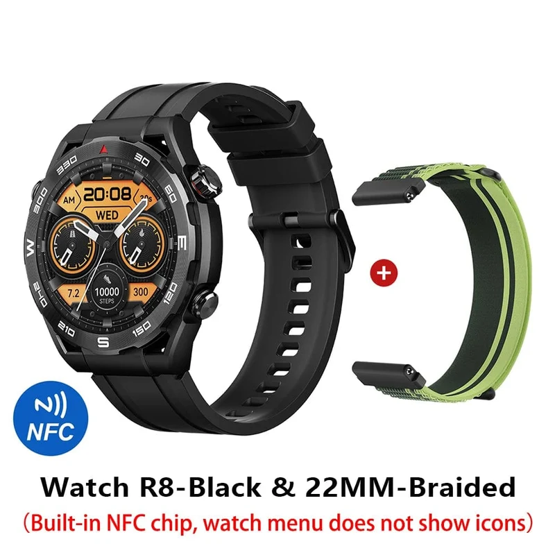 HAYLOU Watch R8 Smartwatch 1.43 Zoll AMOLED HD-Display Smartwatch Bluetooth-Anruf- und Sprachassistent Multi-Grade Robustheitsuhr