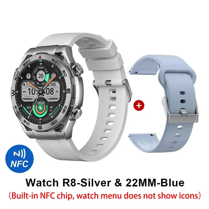 HAYLOU Watch R8 Smartwatch 1.43 Zoll AMOLED HD-Display Smartwatch Bluetooth-Anruf- und Sprachassistent Multi-Grade Robustheitsuhr