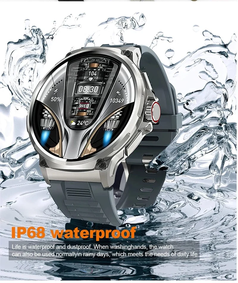 2024 Neu für Huawei Xiaomi Männer GPS Track Smart Watch 1.85 Zoll Ultra HD AMOLED Bildschirm 710 Mah Akku Bluetooth Anruf Smartwatch