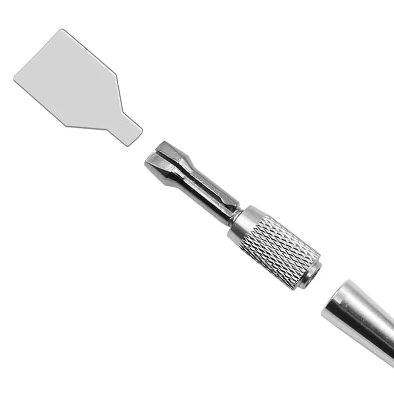 1 Set CPU-Stemmmesser-Demontageklingen, Hebel-Öffnungswerkzeug, Brecheisen-Kit aus Metall für die Reparatur von Telefoncomputer-IC-Chips und BGA-Handwerkzeugen