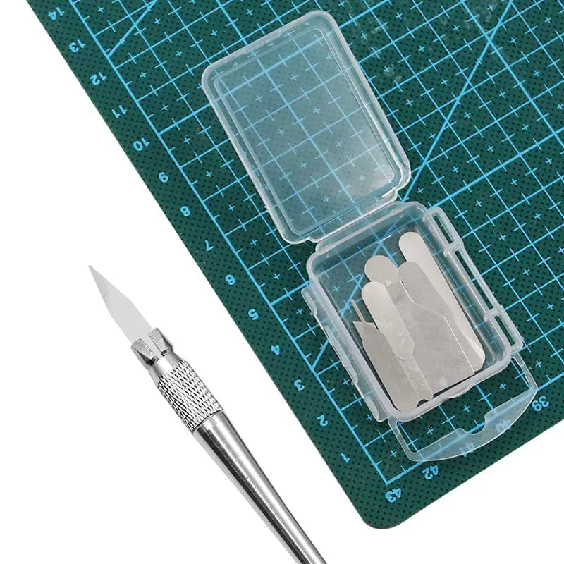 1 Set CPU-Stemmmesser-Demontageklingen, Hebel-Öffnungswerkzeug, Brecheisen-Kit aus Metall für die Reparatur von Telefoncomputer-IC-Chips und BGA-Handwerkzeugen