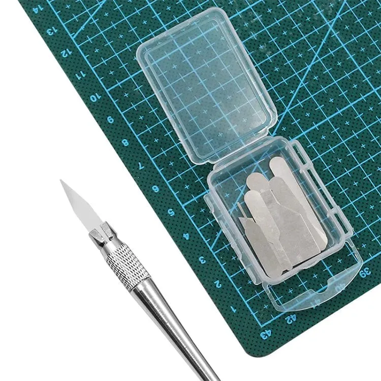 1 Set CPU-Stemmmesser-Demontageklingen, Hebel-Öffnungswerkzeug, Brecheisen-Kit aus Metall für die Reparatur von Telefoncomputer-IC-Chips und BGA-Handwerkzeugen