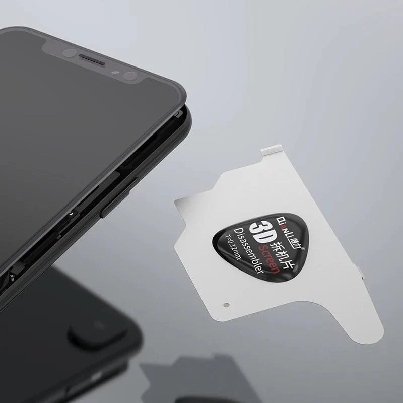QianLi Handy-LCD-Bildschirm-Spudger-Öffnungs- und Hebelkarte, ultradünn, flexibel, zum Zerlegen von Telefonreparaturwerkzeugen aus Stahl und Metall