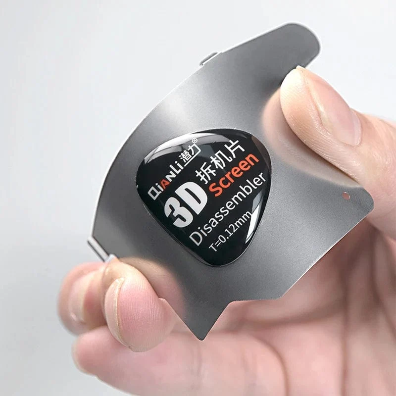 QianLi Handy-LCD-Bildschirm-Spudger-Öffnungs- und Hebelkarte, ultradünn, flexibel, zum Zerlegen von Telefonreparaturwerkzeugen aus Stahl und Metall