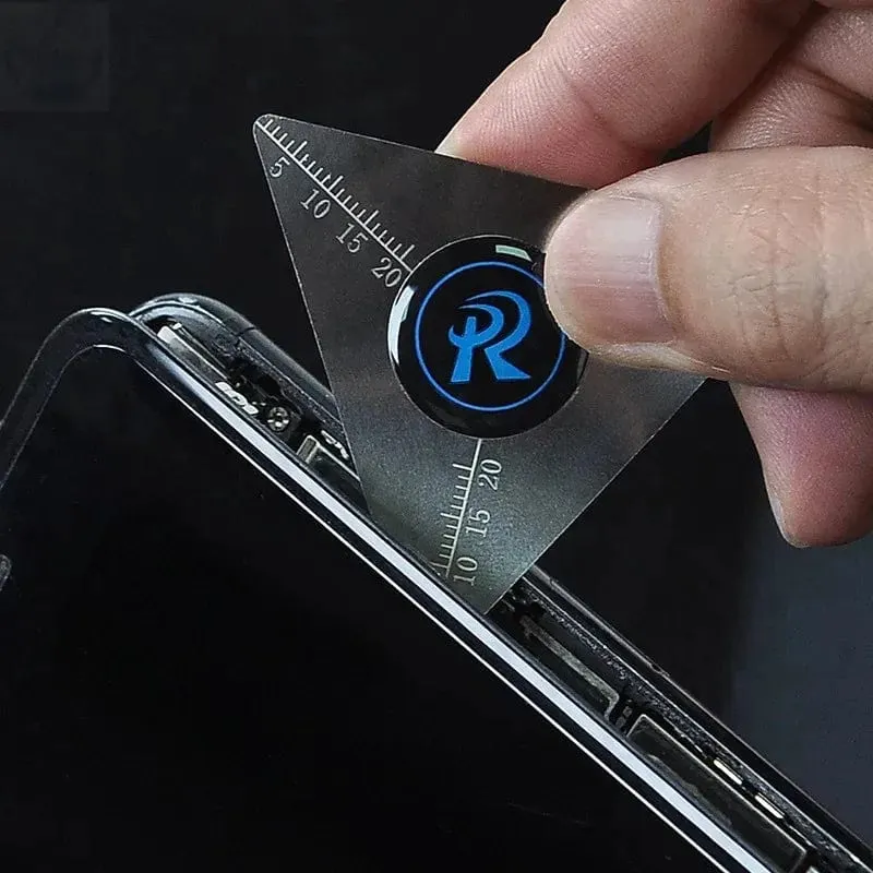 5 teile/paket Handy Gebogene LCD Bildschirm Spudger Öffnungs-hebel-karte Werkzeuge Ultra Dünne Flexible Handy Zerlegen Stahl Metall