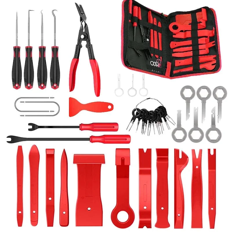 Auto-Innenraum-Demontagewerkzeug, Trim-Demontagewerkzeug-Set, Auto-Demontagewerkzeug-Set, Türverkleidung, Radio, Stereo, Audio, Armaturenbrett-Terminal-Demontage