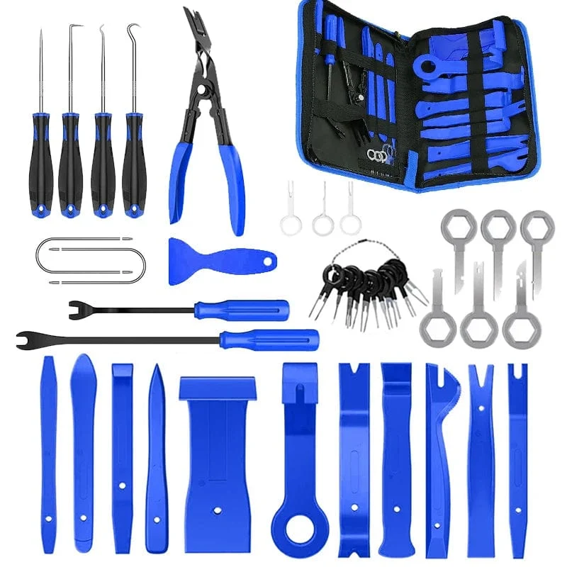 Auto-Innenraum-Demontagewerkzeug, Trim-Demontagewerkzeug-Set, Auto-Demontagewerkzeug-Set, Türverkleidung, Radio, Stereo, Audio, Armaturenbrett-Terminal-Demontage
