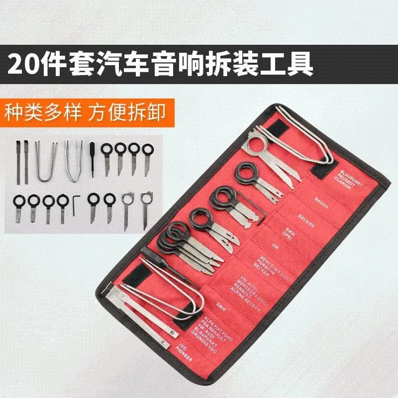 2024 neue 20 Pcs Auto Lautsprecher Demontage Werkzeug Set Auto Stereo Entfernung Radio
