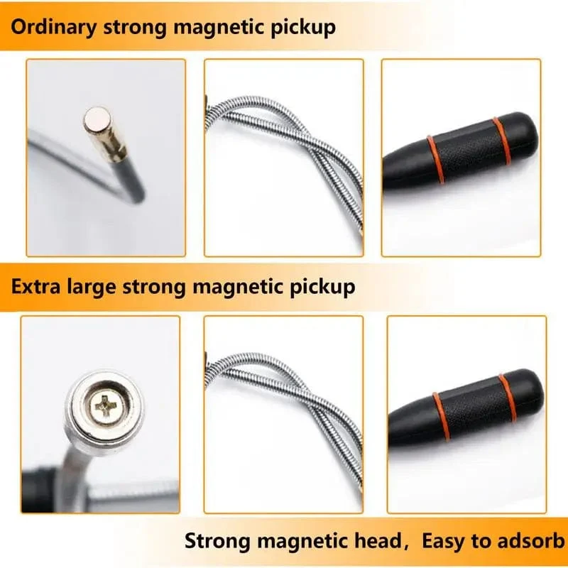 Magnetrohr, Teleskopgriff, Auto-Werkzeugsatz, tragbarer Magnetgreifer, Pickup, Auto-Demontagewerkzeuge, mechanische Auto-Werkstattwerkzeuge