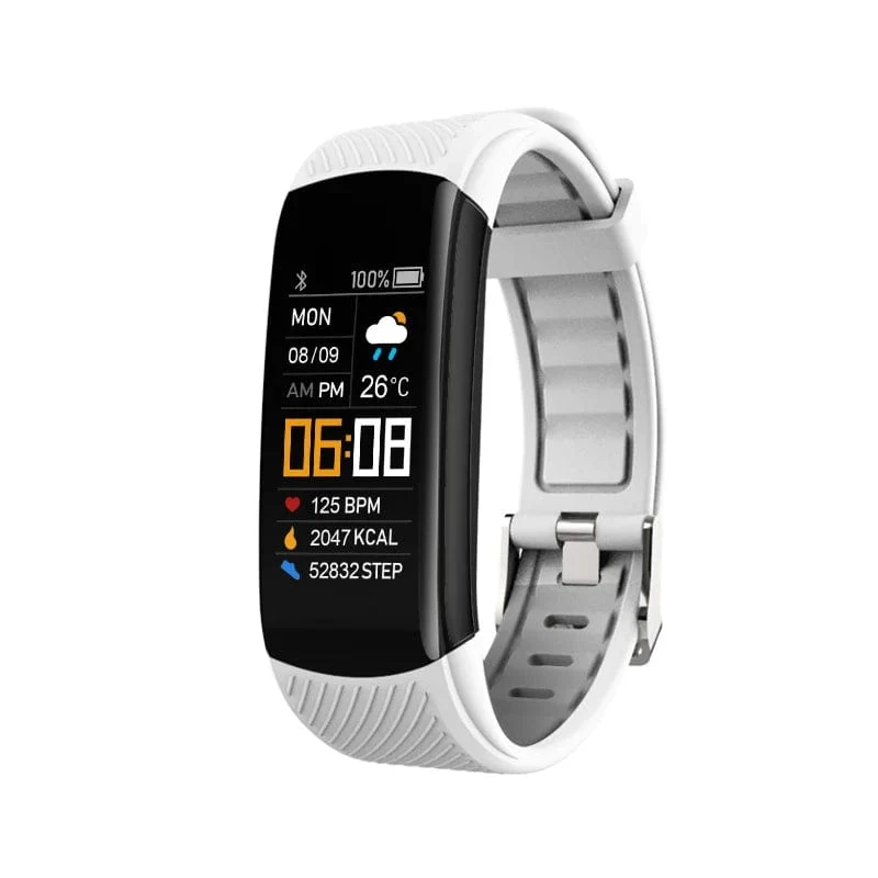 Original Fitness Smart Watch Pulsmesser Wetteruhr Band Sport Wasserdichte Smartwatch für Männer Frauen iPhone Android 2023